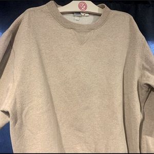 Large Heather cream crewneck Size L